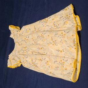 Yellow floral Shabby Chic 4t dress
